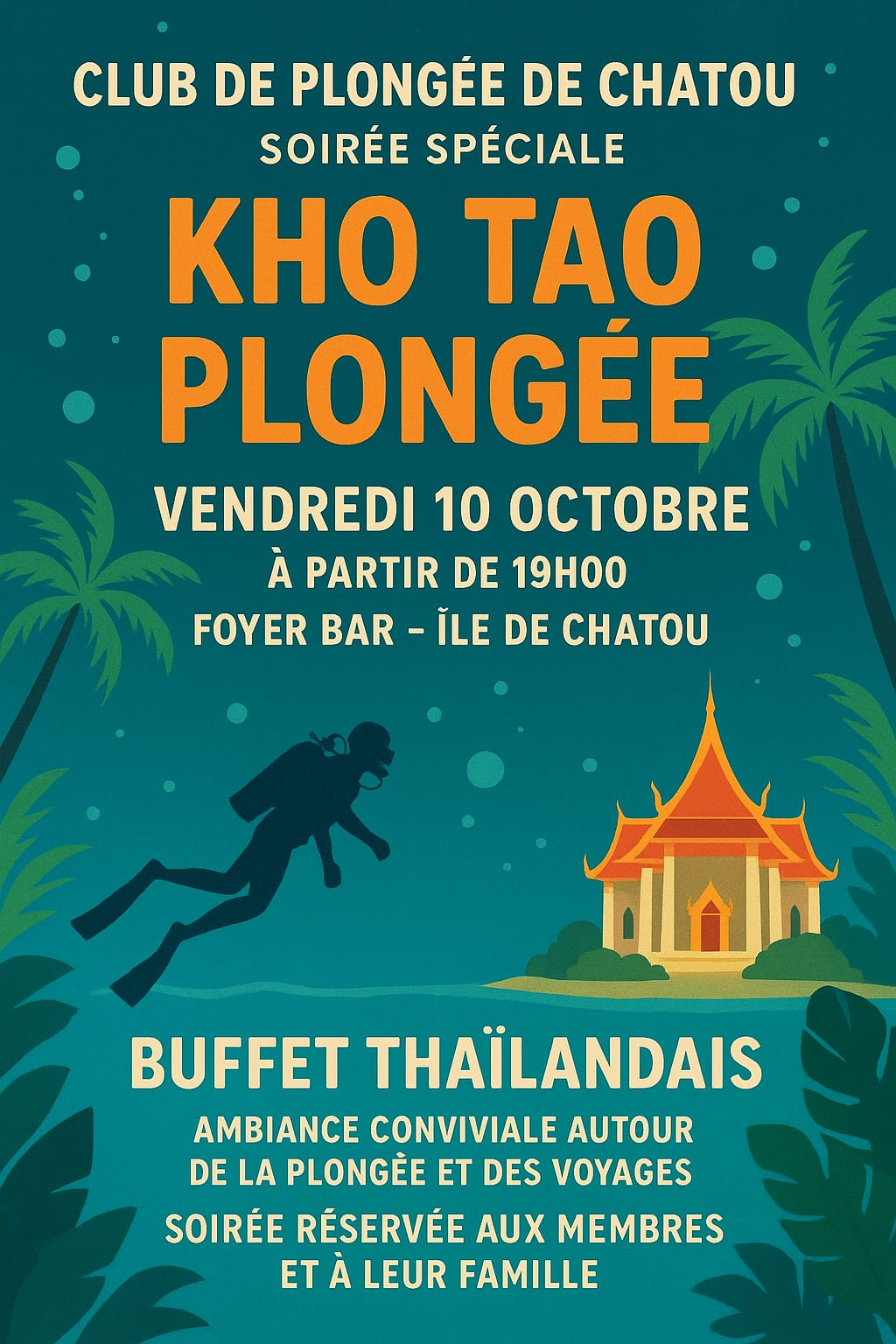 Affiche buffet Thai